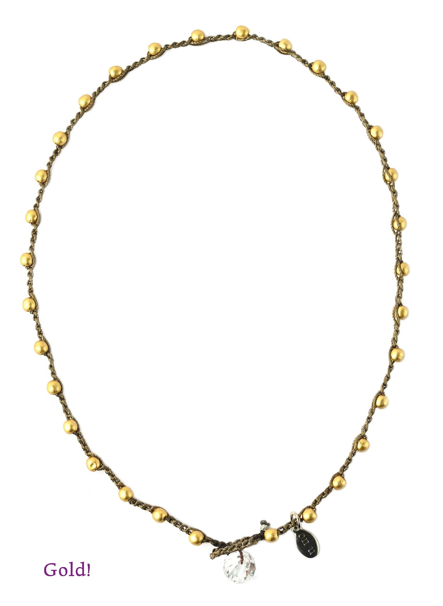 Dot Necklaces - Small Bead - 27 Colors! - On U Jewelry