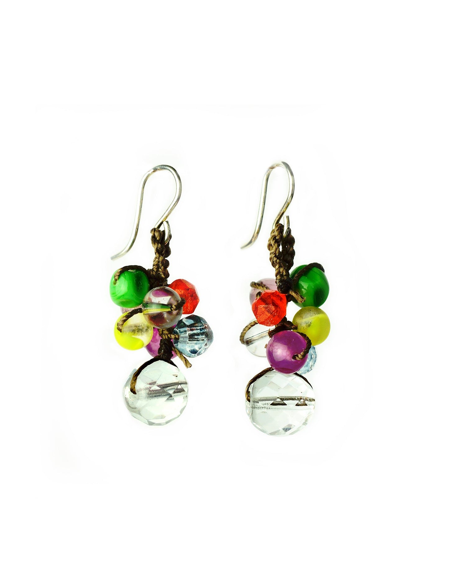 onujewelry.com - Hand-knotted Lola Love earrings featuring semi-precious stones by Donna SIlvestri, On U Jewelry, Richmond, VA