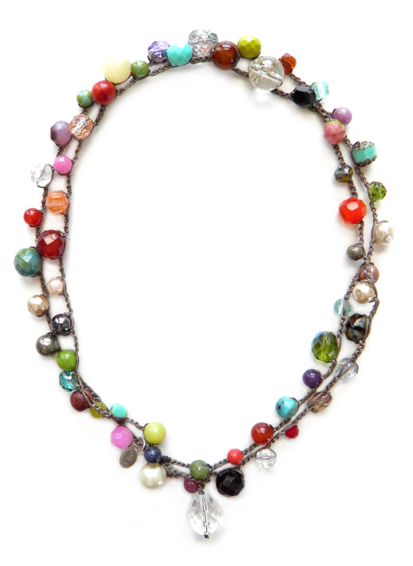 onujewelry.com - Lolita Necklace,  created with vintage beads by Donna Silvestri, On U Jewelry, Richmond, VA