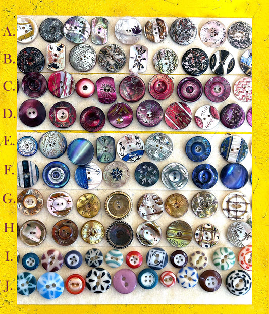 Antique Button Bracelets
