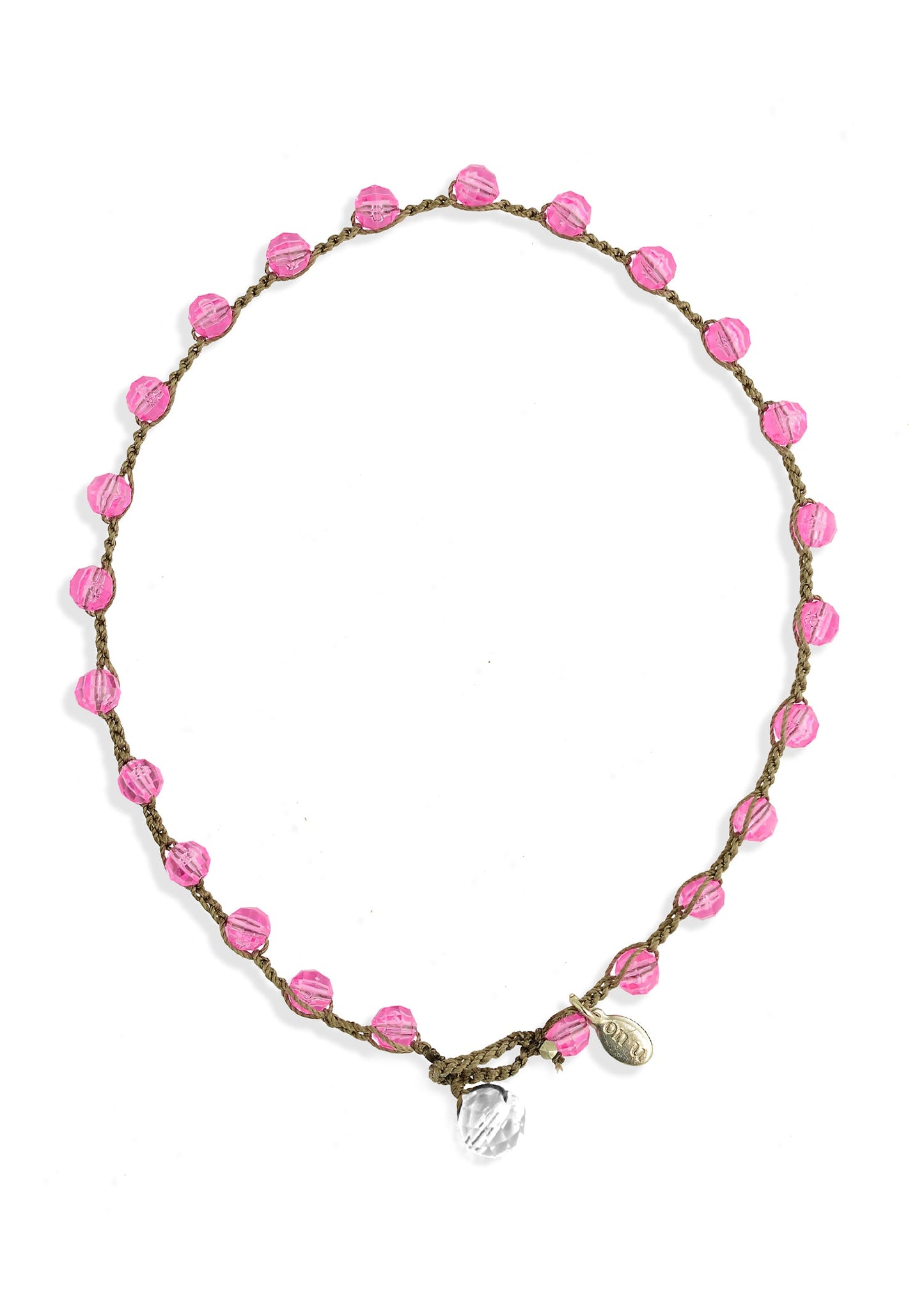 Candy Dot Necklaces - Large Bead Vintage Plastic - On U Jewelry