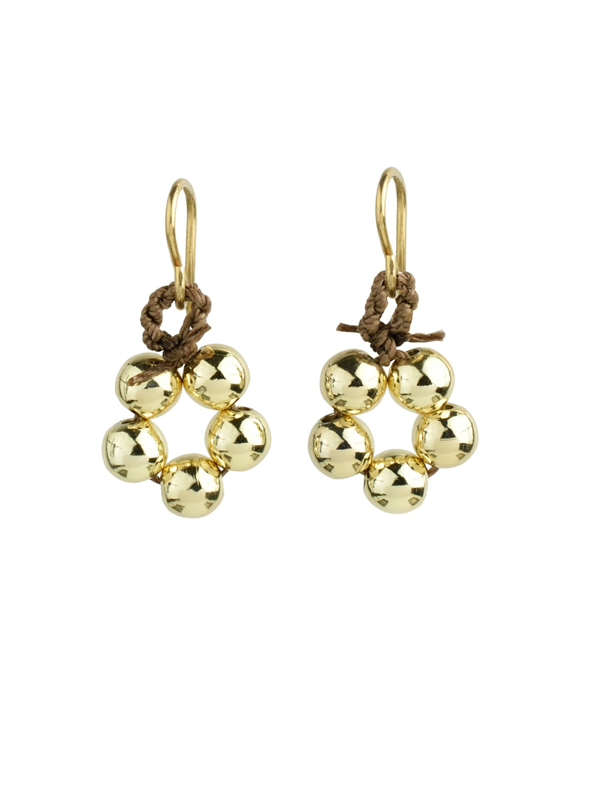 Circle of Life Earrings - Silver or Gold - On U Jewelry