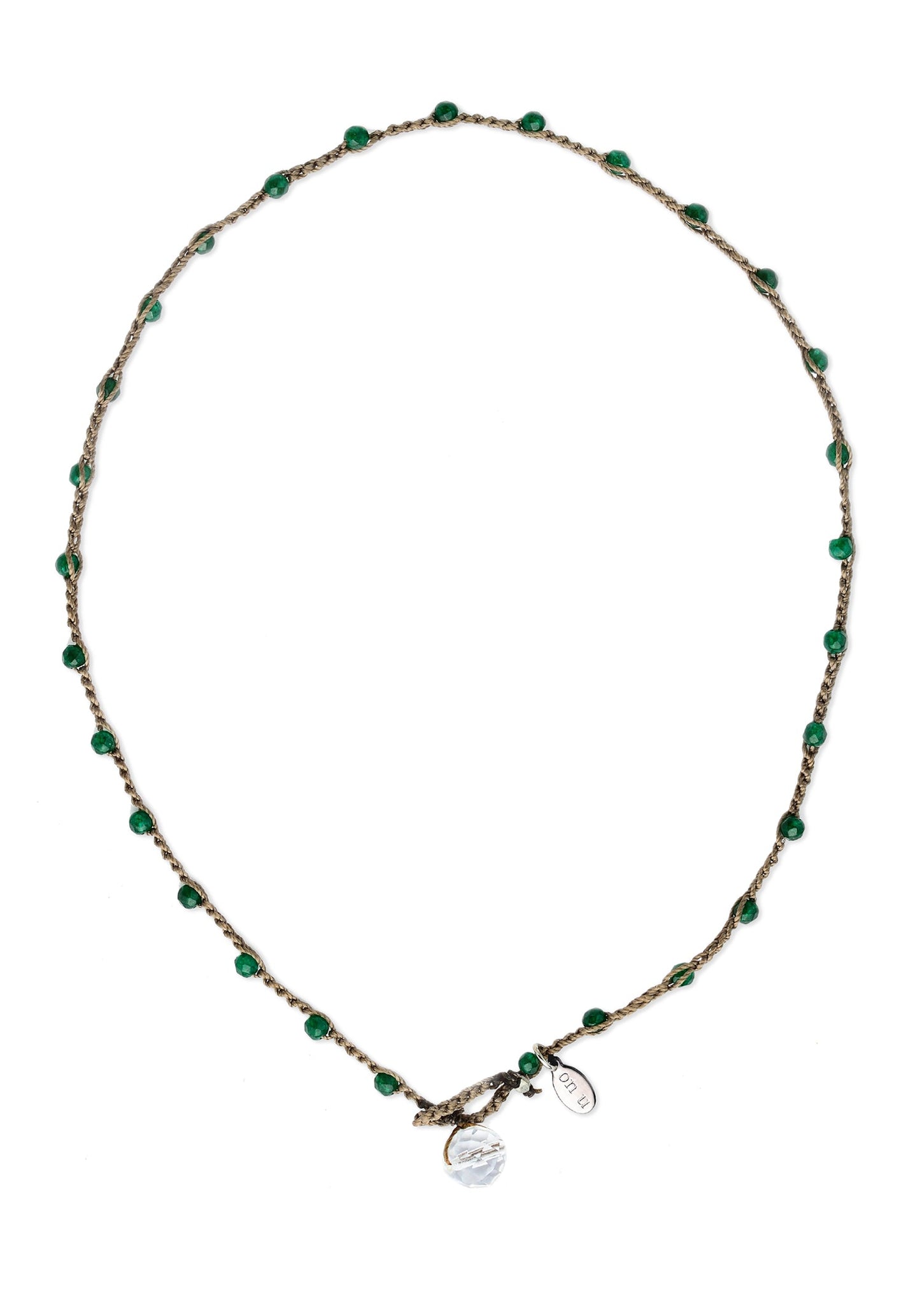 Dot Necklaces - Semi - Precious Small Bead - On U Jewelry