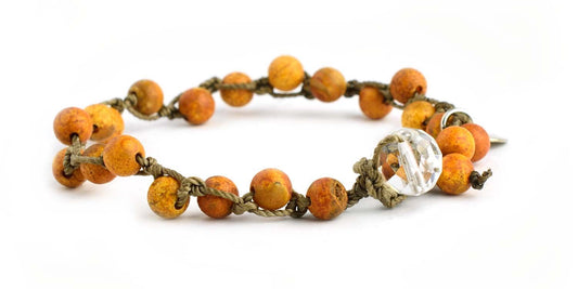 Why Knot Bracelet - Peace Walk Jasper - On U Jewelry