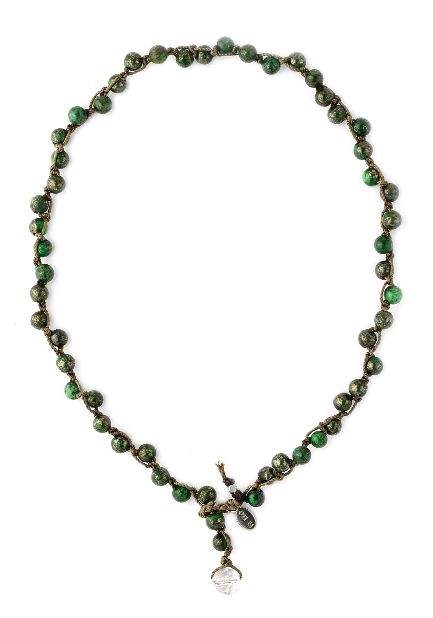 Why Knot - Green Iron Pyrite - On U Jewelry