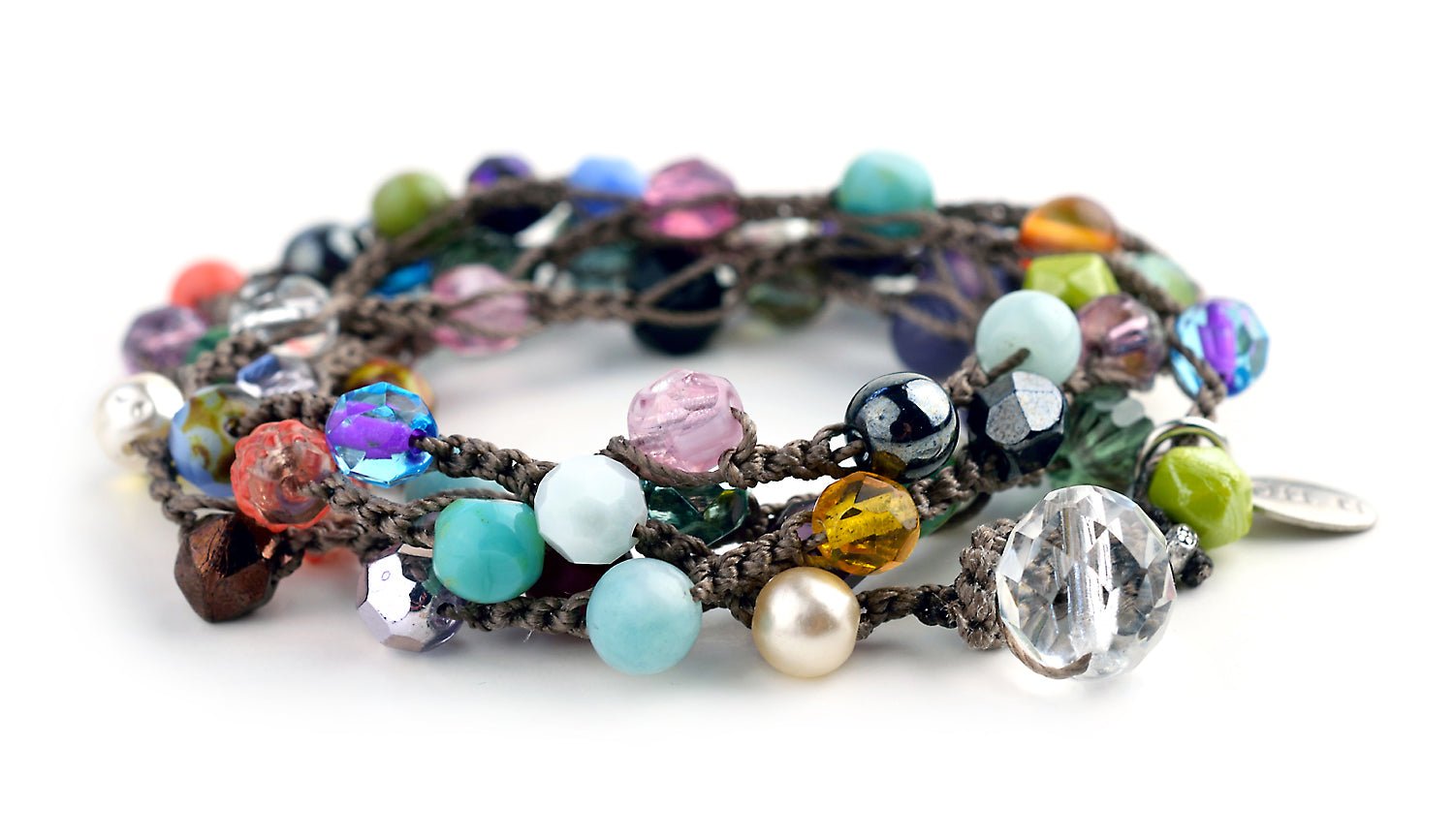 24/7 Necklace - Multi - Large Bead - On U Jewelry
