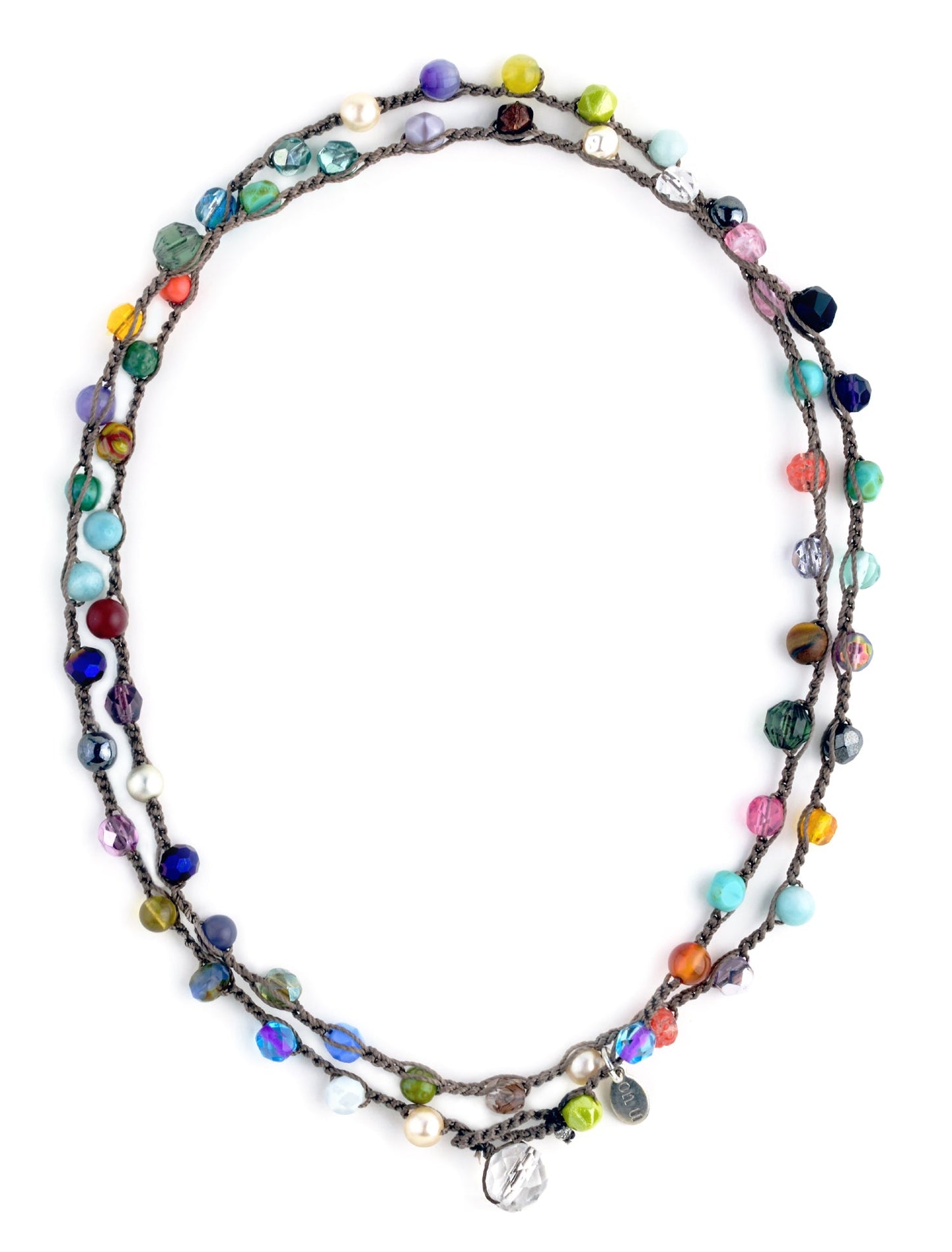 24/7 Necklace - Multi - Large Bead - On U Jewelry
