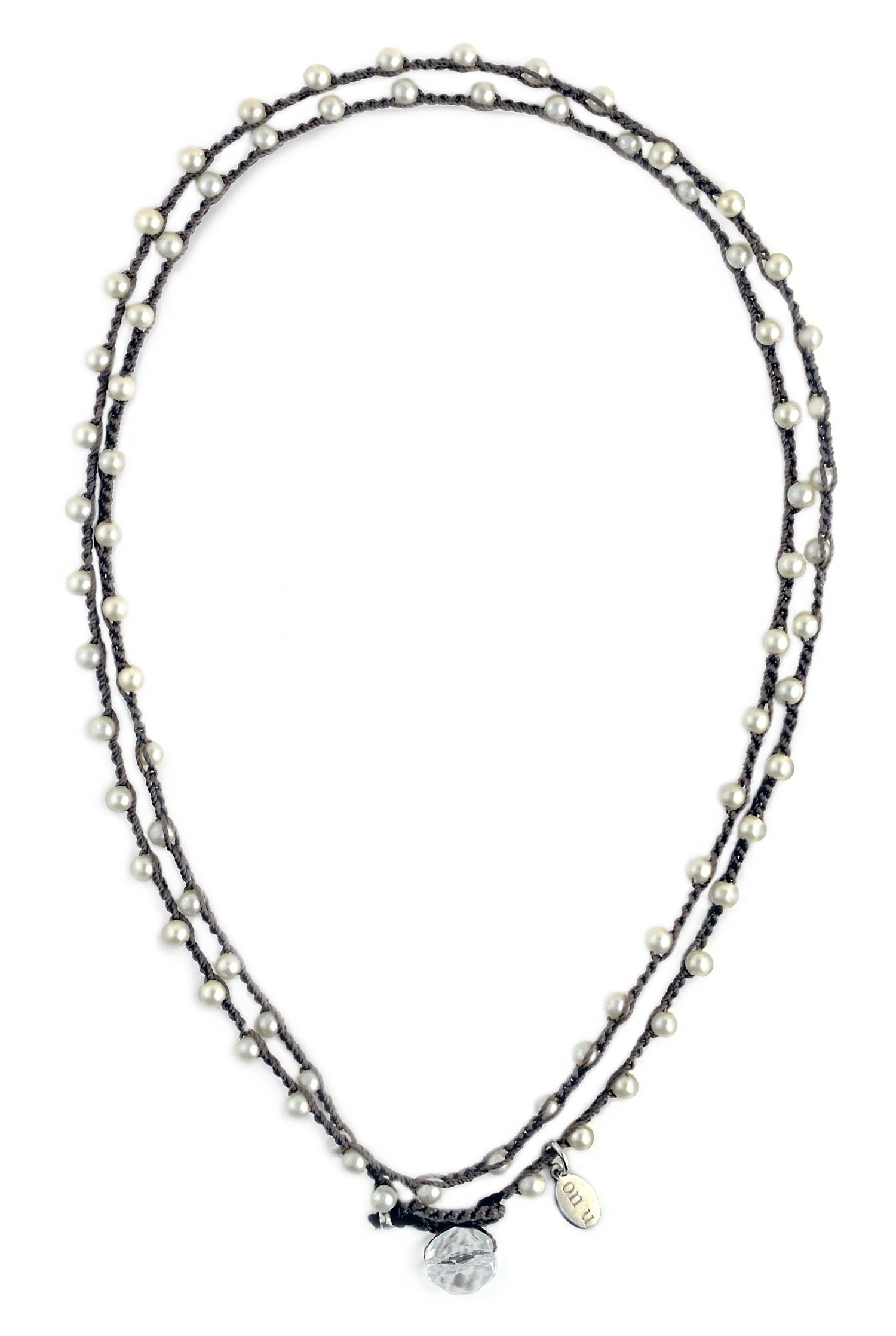 24/7 Necklace - Vintage Faux Pearl - On U Jewelry