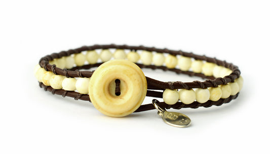 onujewelry.com - Gatsby Bracelet featuring Bone created by Donna Silvestri, On U Jewelry, Richmond, VA