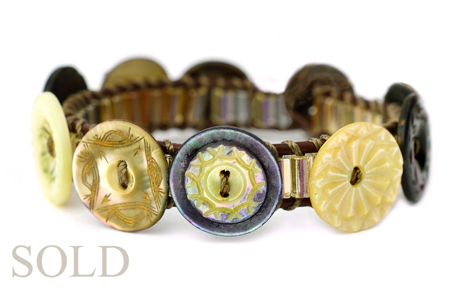 Vintage 2025 button bracelets