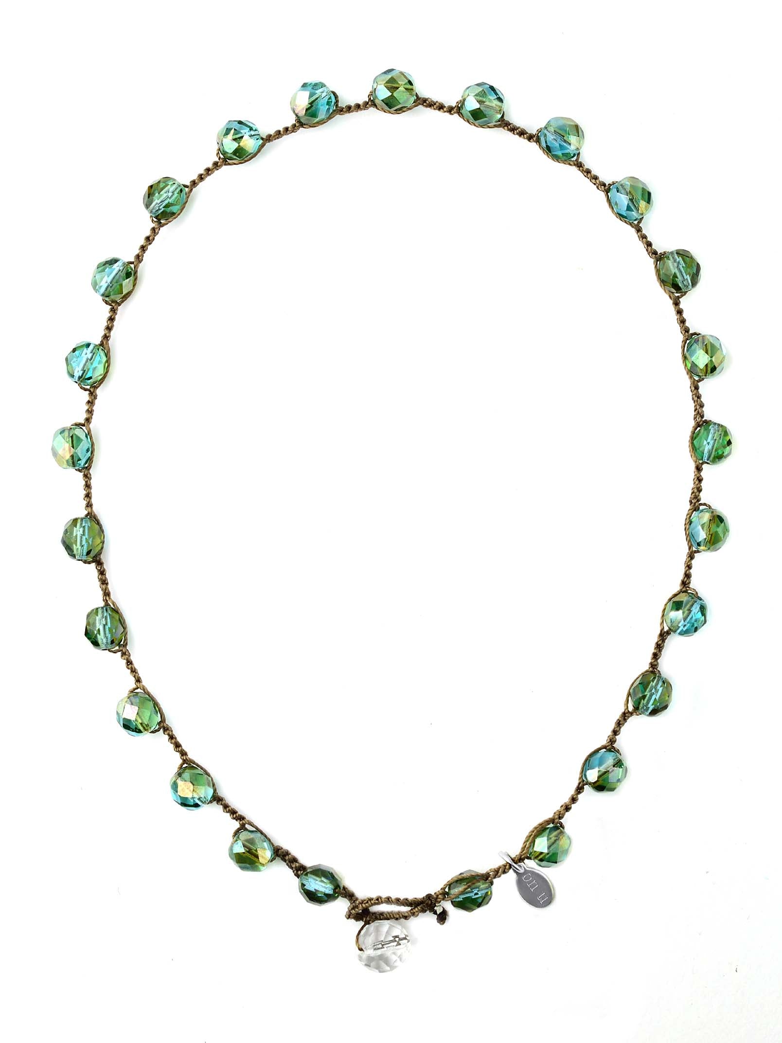 Bubble Necklace - Aquamarine - On U Jewelry