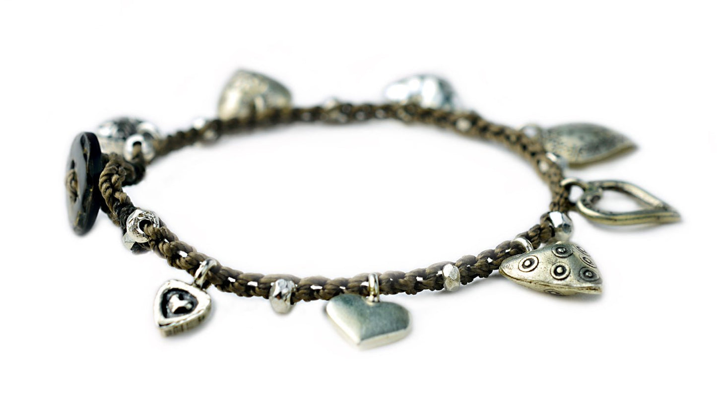Charmed Life Bracelets - Mix or Hearts - On U Jewelry