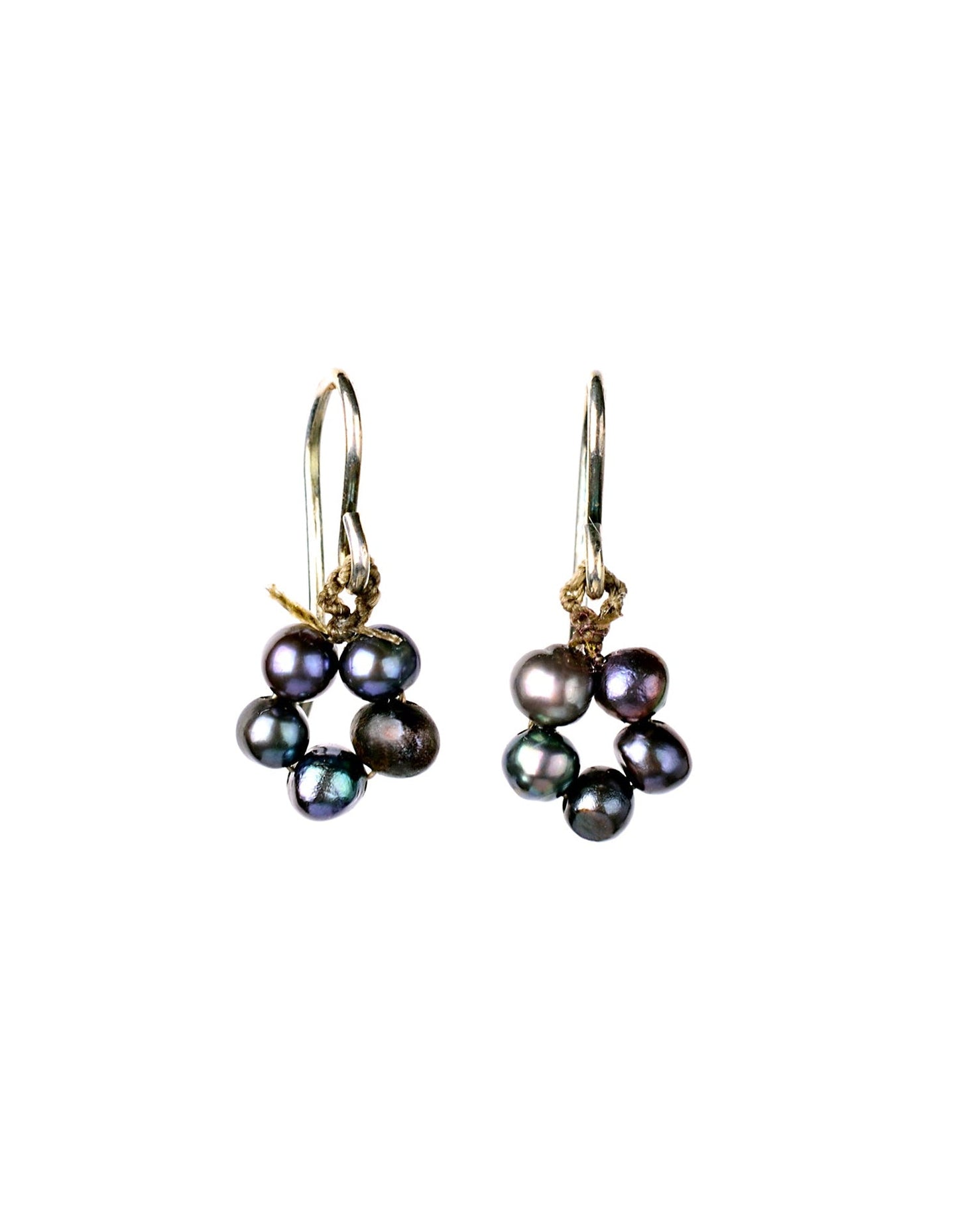 Circle of Life Earrings - Semi-Precious & Natural Pearl - On U Jewelry