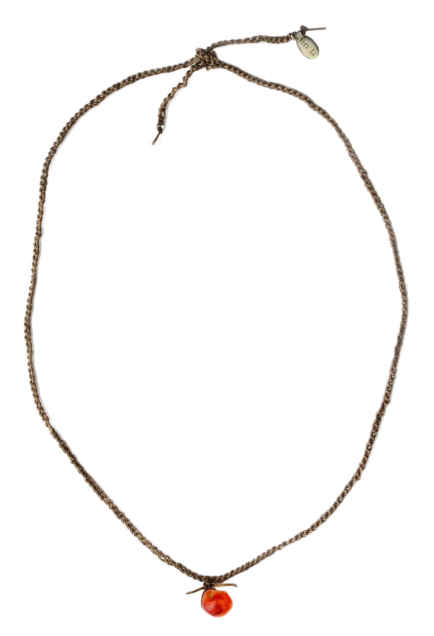 onujewelry.com - Drops of Joy neckace featuring vintage carnelian by Donna Silvestri, On U Jewelry, Richmond, VA