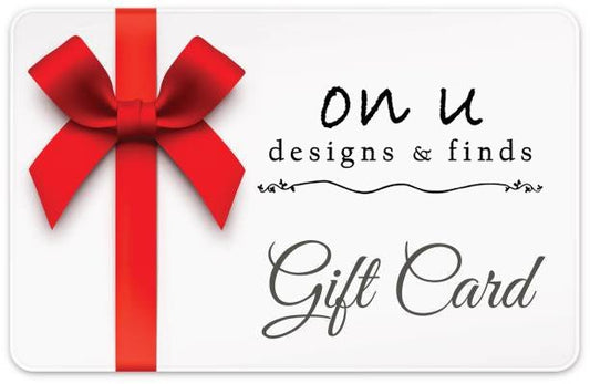 Gift Cards - Delivered Directly - On U Jewelry