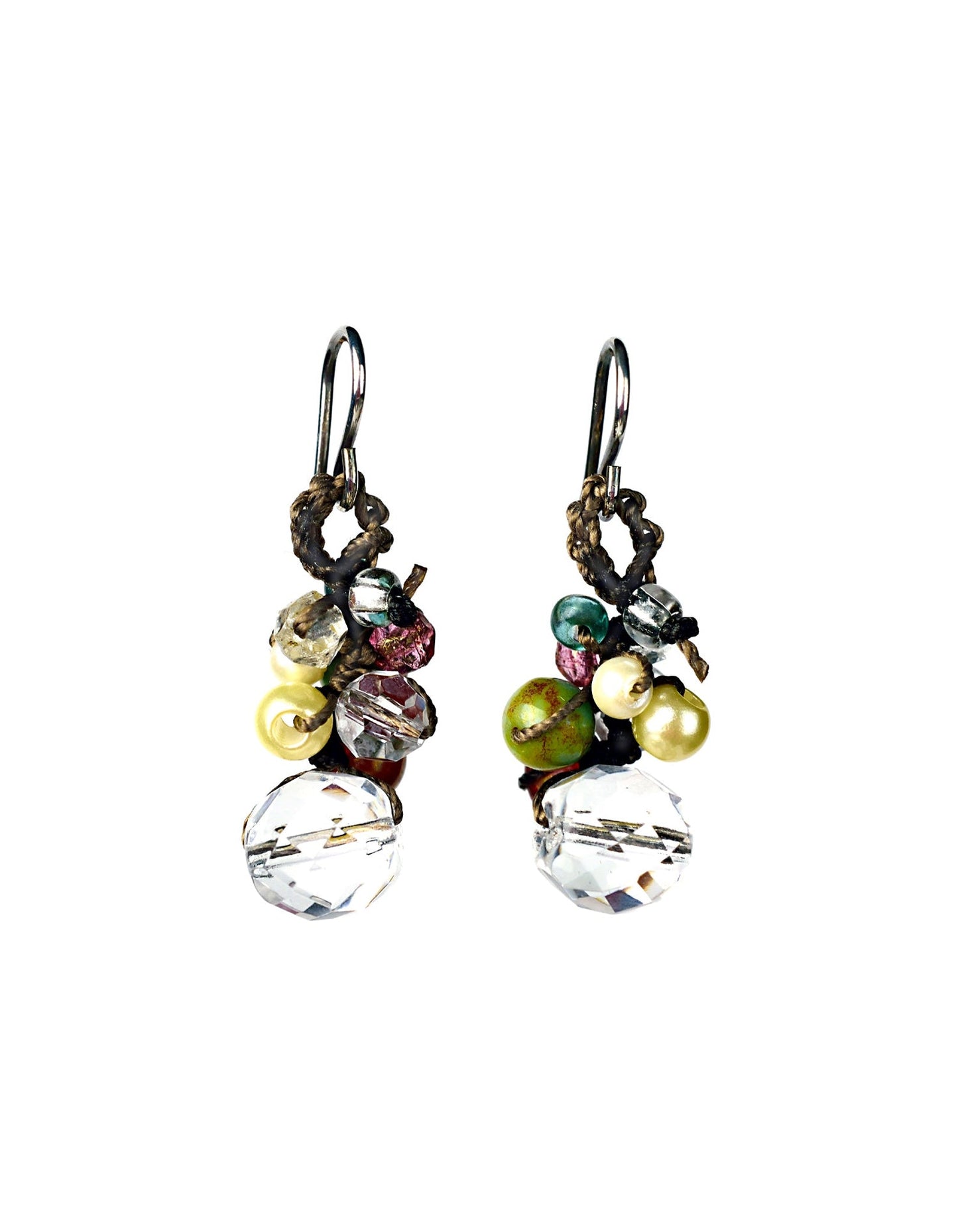 onujewelry.com - Hand-knotted Lola Love earrings featuring semi-precious stones by Donna SIlvestri, On U Jewelry, Richmond, VA