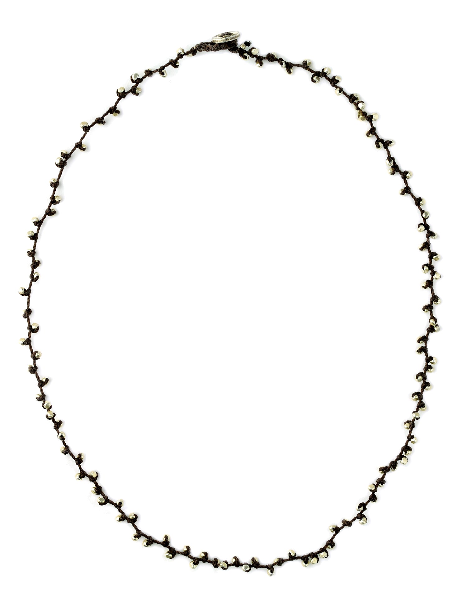 onujewelry,com - Sterling Silver Love Knot necklace hand-knotted by Donna Silvestri, On U Jewelry, RIchmond, VA