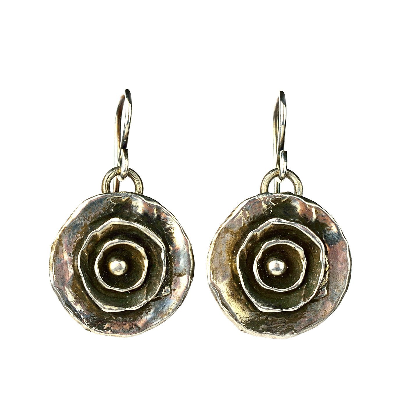 Spot On - Sterling Silver earrings by Donna Silvestri, On U Jewelry, Richmond, VA