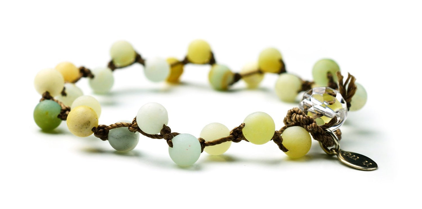 Why Knot Bracelet - Amazonite - On U Jewelry