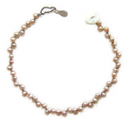 Why Knot - Tiny Tiny Natural Pearl - On U Jewelry